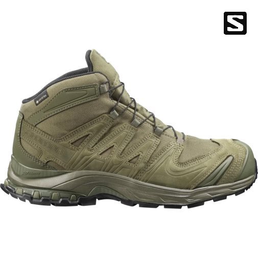 Botas Tácticas Salomon Xa Forces Mid GTX EN Hombre Verde Oliva | MX TEGD105